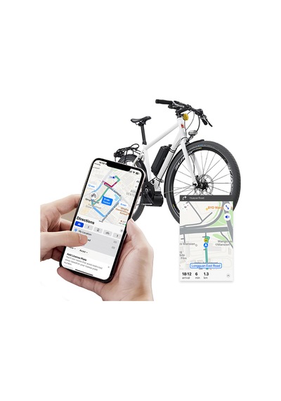 Micflip P20 Bisiklet Reflektröü Suya Dayanıklı Akıllı Takip Cihaz Özellikli Sarı