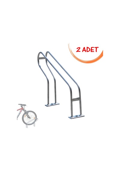 Bisiklet Parkı Tekli Ucuz Bisiklet Park Alanı Demiri Tekli Bisiklet Park Yeri 2 Adet Sarı