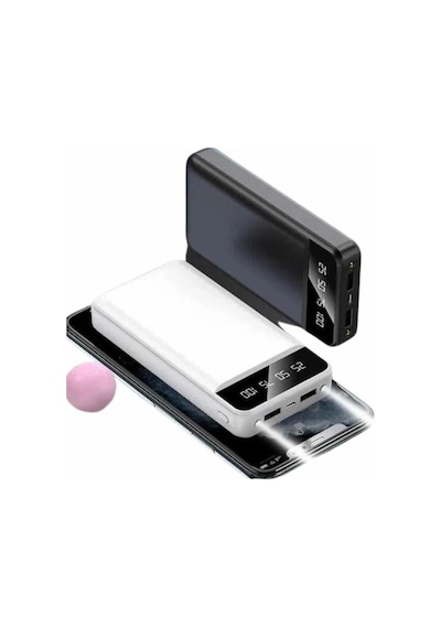 Hubrendy Tekno 4 Çıkışlı 20.000 Mah Powerbank Uzun Pil Ömürlü Taşınabilir Diğer