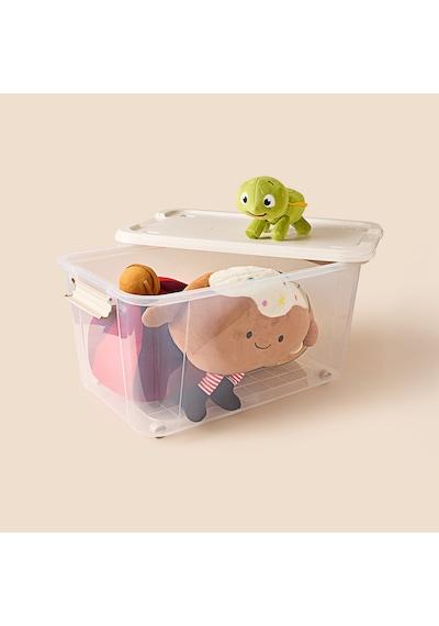 Living Agata Organizer Kutu - Şeffaf - 50 Lt Çok Renkli