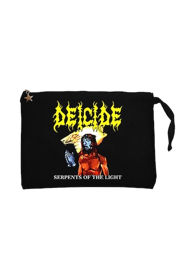 Deicide Serpents Of The Lıght Siyah Clutch Cüzdan / El Çantası Siyah