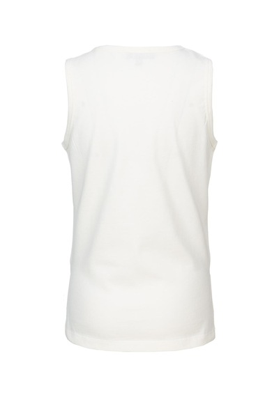 Brz Kids Baskılı Yırtmaçlı Kız Çocuk Sıfır Kol T-shirt-ekru Ekru