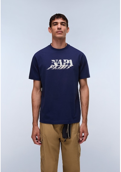 Napapijri S-lodestar Ss Erkek T-shirt-31974 Lacivert