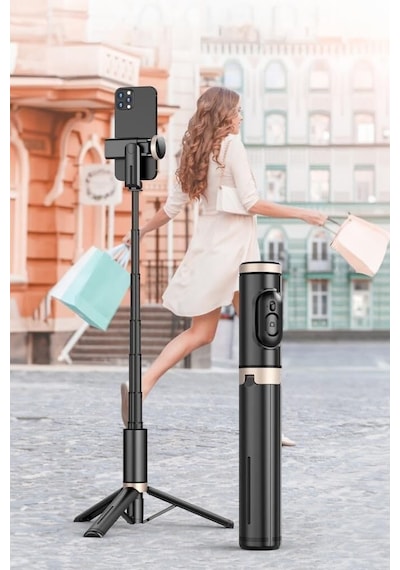 Selfie Stick Tripod Kablosuz Bluetooth Uzaktan Kumandalı, 360 Döner Başlıklı, 215-730 Mm Ayarlanabilir, İos Ve Android Uyumlu, Alüminyum Alaşımlı Hafif Taşınabilir Tripod Q12 Selfie Stick Tripod Kablosuz Bluetooth Uzaktan Kumandalı, 360 Döner Başlıklı, 215-730 Mm Ayarlanabilir, İos Ve Android Uyumlu, Alüminyum Alaşımlı Hafif Taşınabilir Tripod Q12