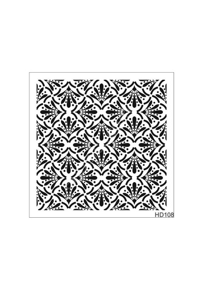 Duvar Dekor Stencil Şablon 40X40 Hd-108
