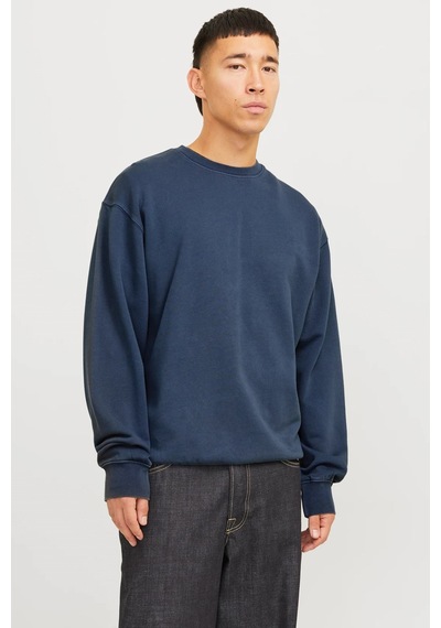 Jack & Jones Jjecharge Erkek Sweatshirt Indıgo