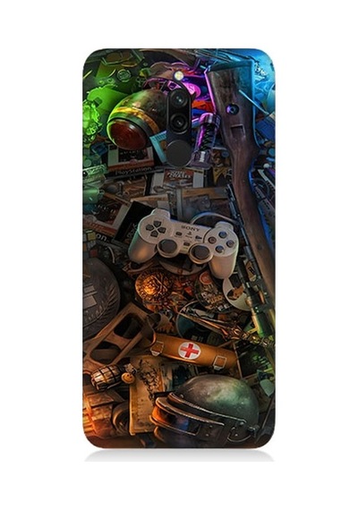 Xiaomi Redmi 8 Uyumlu Oyuncu Gamer Desenli Silikon Kılıf
