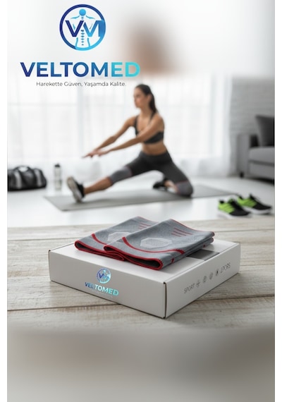 Veltomed Tekli M Beden 3d Örme Sporcu Dizlik Diz Koruyucu