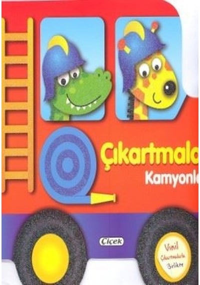 Kamyonlar-Çıkartmalarla Taşıtları Tasarla- Çiçek Yayıncılık