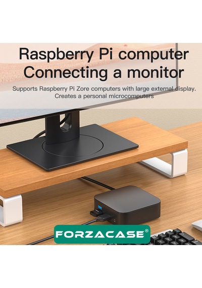 Forzacase Micro Hdmı To Hdmı Kablo 2m Raspberry Pi Kamera Gopro Uyumlu Çevirici - Fc1198 1 Adet