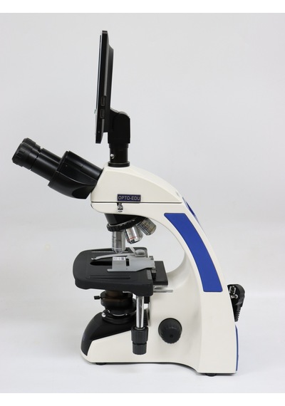 Ece Opto-edu Laboratuvar Araştırma Mikroskobu Trinoküler 2000x Infinity Plan Optik Sistem Ve Lcd Ekranlı Mikroskop Kamerası Alüminyum Bavulda