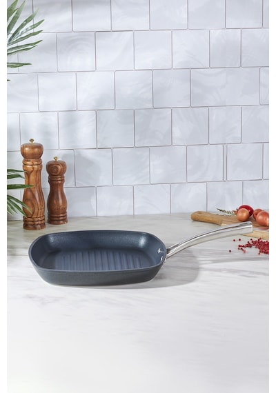 Karaca  Biodiamond Pro İndüksiyon Tabanlı Grill Tava 28 Cm