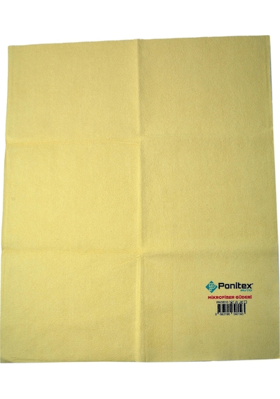 Ponitex 3610 Mikrofiber Güderi Oto Kurulama & Temizlik Bezi 50 x 60 9 Adet