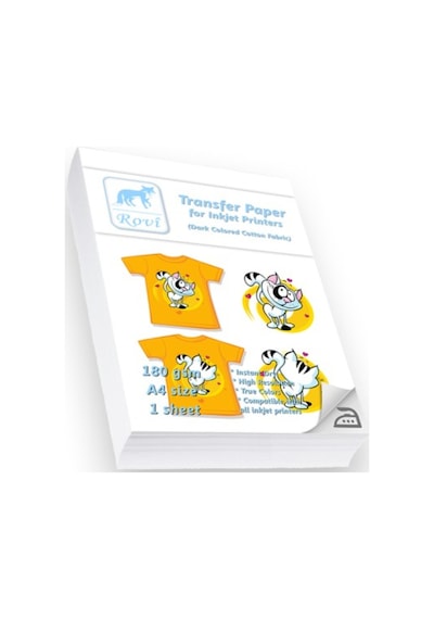 Rovi Transfer Kağıdı (Koyu Renk Pamuklu Kumaş) - 180Gsm - 1Yp - A (539235185)