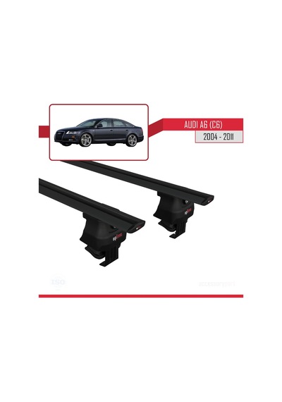 Audi A6 4f/c6 2004-2011 Arası İle Uyumlu Ace-4 Ara Atkı Tavan Barı Siyah