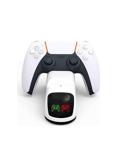 Ps5 Kablosuz Oyun Kolu Uyumlu Game Pad Şarj İstasyonu Led Göster