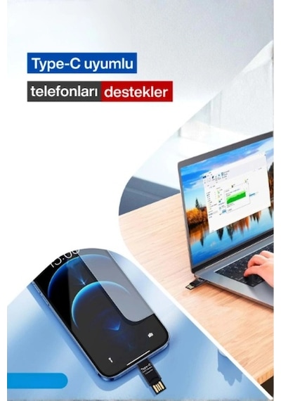 Usb To Type-c Kart Okuyucu Renkli