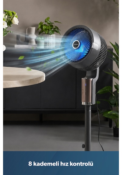 Homend Fanomen 9014h Uzaktan Kumandalı Led Işıklı Vantilatör