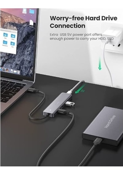 Ugreen 4 Portlu 5Gbps USB 3.0 Hub USB Çoklayıcı Adaptör