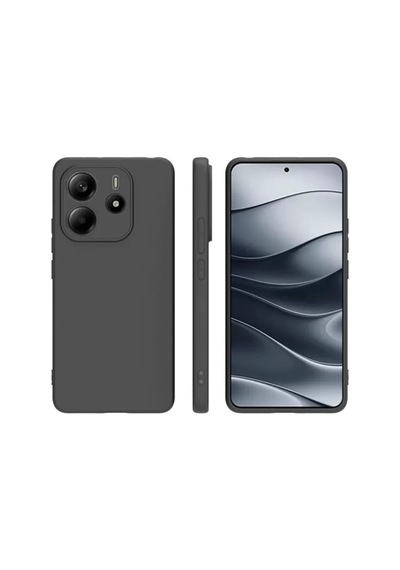 Newface Xiaomi Redmi Note 14 4g Kılıf First Silikon - Siyah Diğer