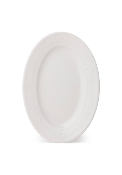 Tr 4460 Burçak Porselen Kayık Tabak Seti - Oval Kahvaltılık Sunumluk Seti 20cm 2 Adet Diğer
