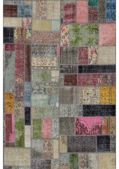Çok Renkli Patchwork Dokuma Leke Tutmaz Masa Örtüsü Mso346n11