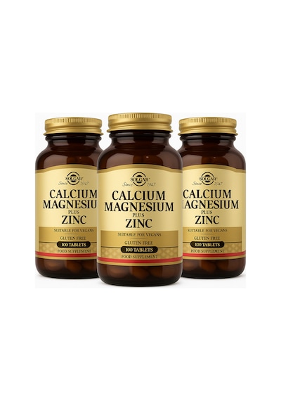 Solgar X3 Calcium Magnesium Plus Zinc 100 Tablet