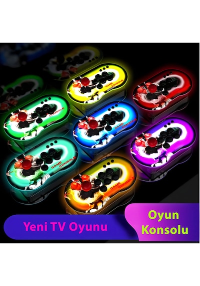 İdragon M9 Arcade Oyun Konsolu Hdmı Çıkış 64gb Hafıza 2 Oyunculu Joystick Seti