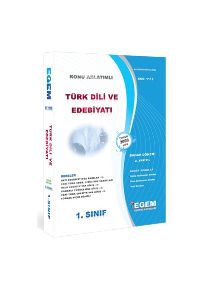 Aöf Türk Dili Ve Edebiyatı Ful Bahar Konu Soru Bankası Seti