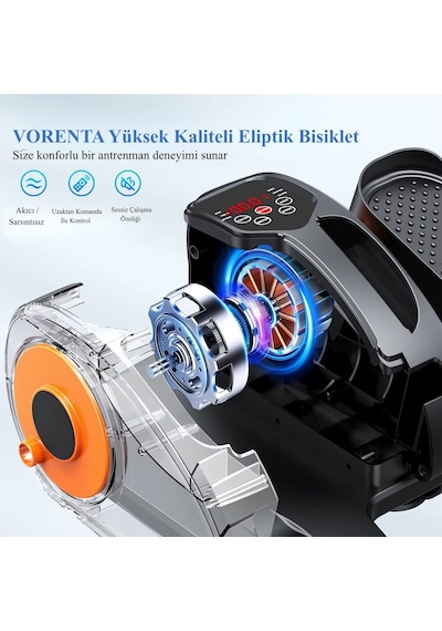 Activesit Rb-eb021 Egzersiz Eliptik Kondisyon Bisikleti,kumandalı El Ayak Ve Kas Çalıştırma Aleti