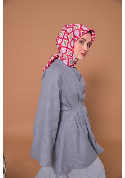 Silk Home Twill İpek Eşarp 11470-08 Pembe, Bebe Mavi, Yeşil, Lila, Beyaz