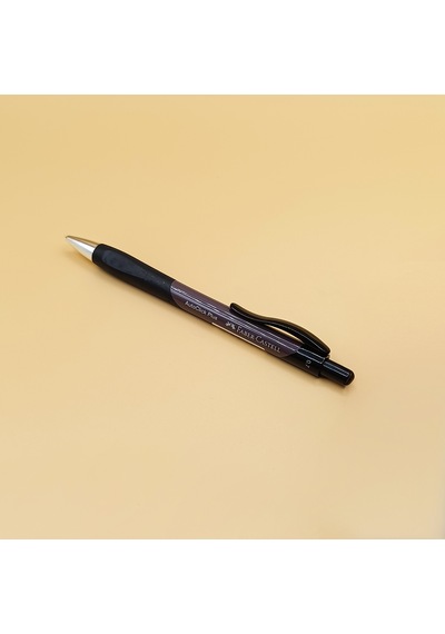 Faber-castell Autoclick Plus 0.7 Mm Uçlu Kalem Ergonomik Tutuşlu Kahverengi