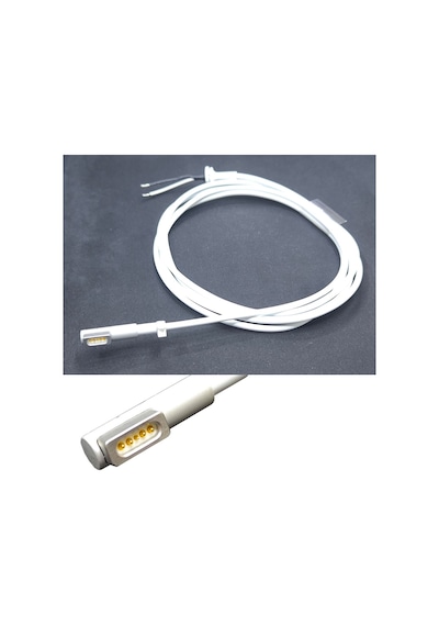 Apple Uyumlu MacBook Magsafe 1 İle L Tipi Adaptör Tamir Kablosu 5 Pimli