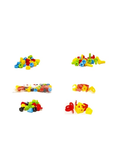Oyuncak Eğitici Matkap 3D Hayvan Aksesuarlı 340 Parça  Süper Set