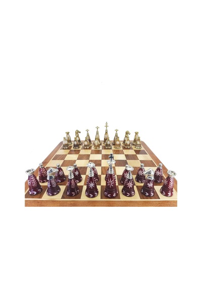 Prestij Serisi Ahşap Satranç Takımı 38 CM