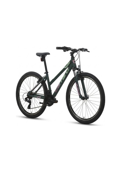 Carraro Force 601 V Fren 21 Vites 26 Jant Dağ Bisikleti Mat Koyu Yeşil Pembe 38 Kadro