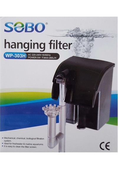 Sobo Wp-303h Akvaryum Şelale Filtresi 280l/S