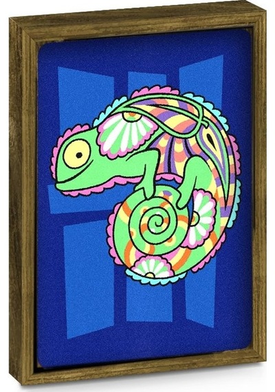 Sand Art, Yetişkin Kum Boyama Aktivite Seti 2in1 Çerçeveli Balık Ve Iguana