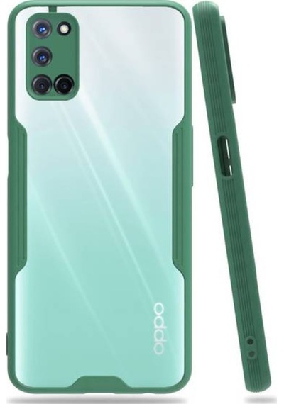 Oppo A72 Tam Korumali Renkli Kenarli Parfe Kilif 521955708