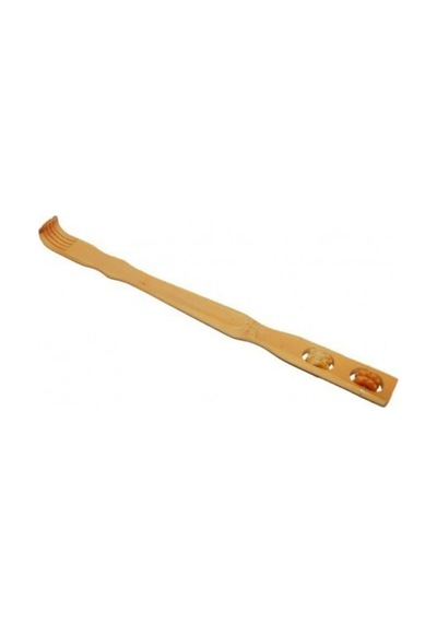Ahşap Uzun Sırt Kaşıma Çubuğu Masajlı Tekerlekli 45 Cm Diğer