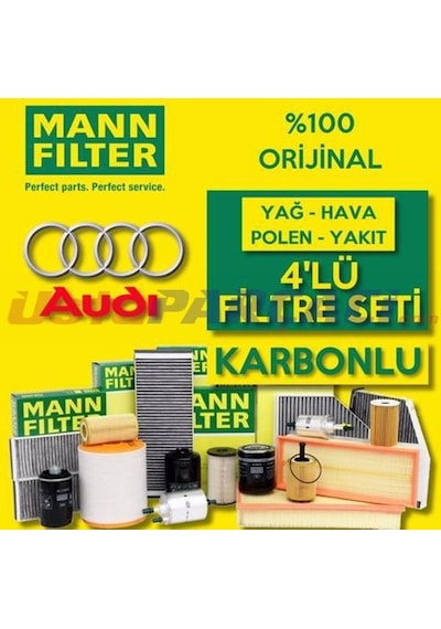 Audi A3 1.6 Tdı Mann Filtre Bakım Seti 2013-2019 (495302652)