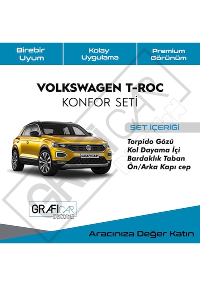 Volkswagen T-Roc Konfor Seti -Araç Içi Ses  Kumaş Kaplama (449866997)