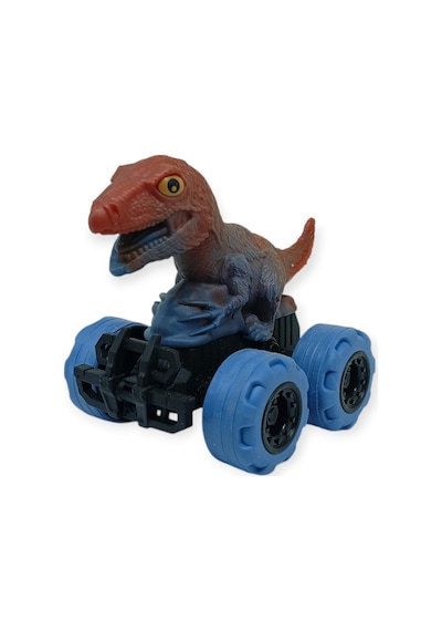 Sürtmeli Dinazor Arabalar 12 Cm - H-20 - T-rex -kahverengi Lisinya