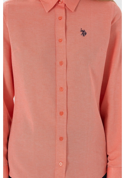 U.s. Polo Assn. Kadın Nar Çiçeği Gömlek Basic 50307726-vr039 Nar Cıcegı