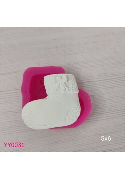 Yy0031 Yılbaşı Noel Çorap Silikon Kalıp