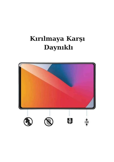 Fuchsia Galaxy Tab S10 Lite 10.9" İle Uyumlu Dayanıklı Temperli Cam Tablet Ekran Koruyucu