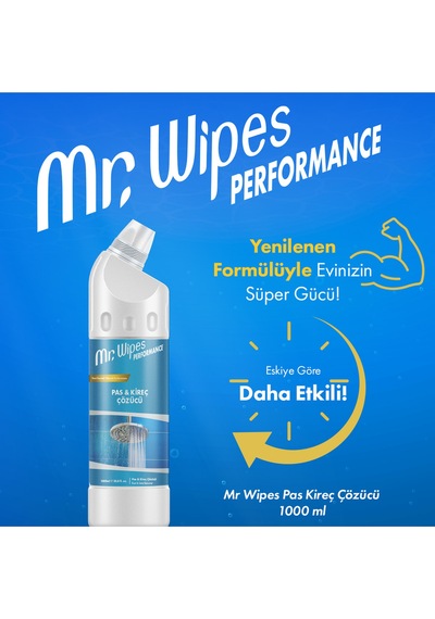 Mr. Wipes Pas Ve Kireç Çözücü 1000 Ml Diğer