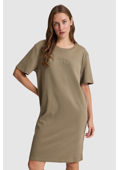 U.S. Polo Assn. U.s. Polo Assn. Kadın Haki Elbise Örme 50325244-vr027