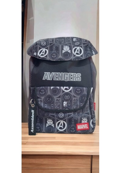 Avengers Siyah Okul Çantası Çok Renkli