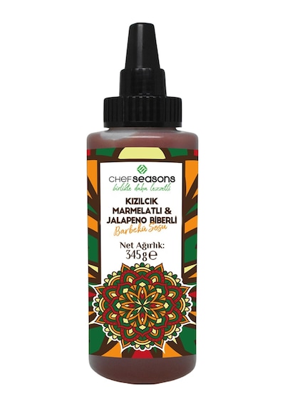 Chef Season Kızılcık Marmelatl & Jalapno Biberli Bbq 345 G - 7 Adet Tarı